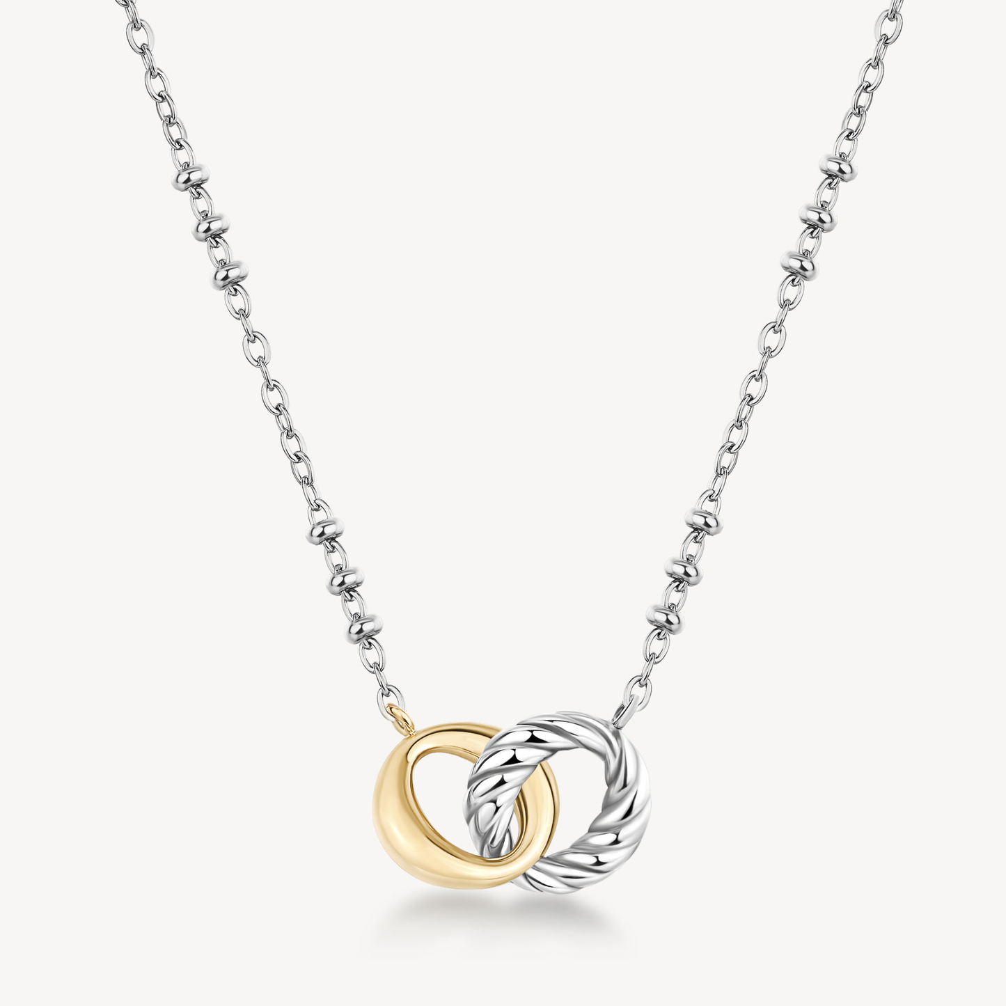 Cadena dos tonos stainless steel