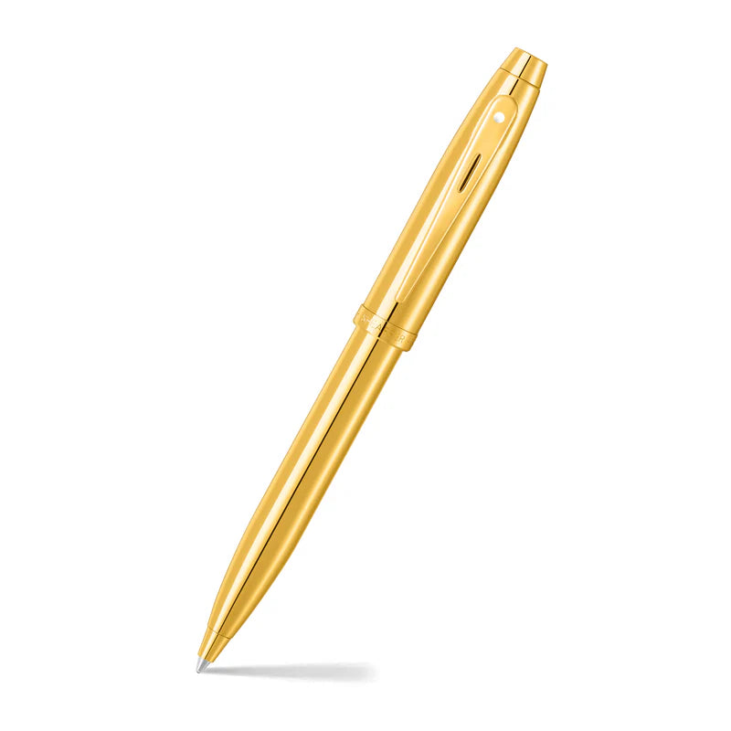 Elegante bolígrafo Sheaffer completamente dorado