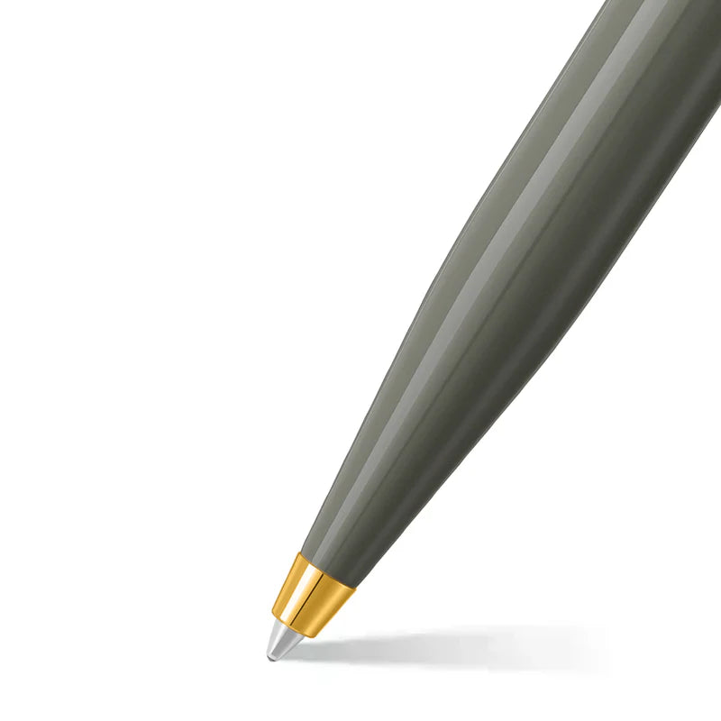 Bolígrafo Sheaffer negro matte, detalles dorados.