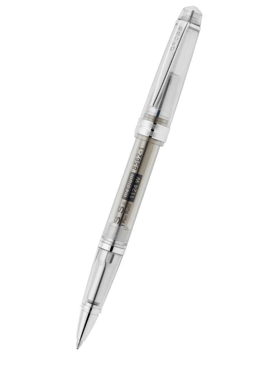 Bolígrafo Cross Bailey de resina transparente translúcida.